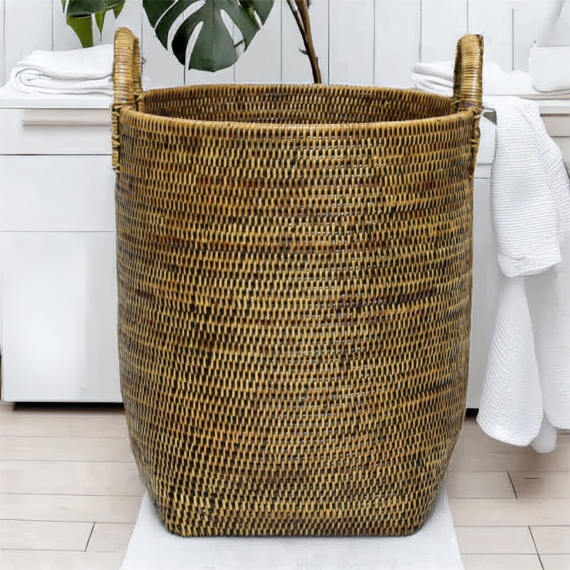 short laundry basket