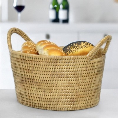 2023-07-2626 - RATTAN OVAL BASKET WITH HANDLE ( LARGE ) DIRECT FROM FACTORY EXPORTER IN ASIA TO IMPORTERS 2023-07-2626 - RATTAN OVAL BASKET WITH HANDLE ( LARGE ) DIRECT FROM FACTORY EXPORTER IN ASIA TO IMPORTERS