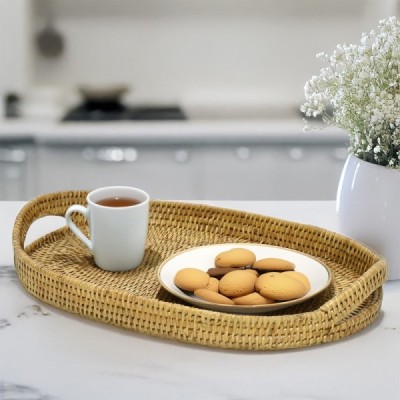 2023-07-2654 - RATTAN OVAL BOAT TRAY WITH HANDLE DIRECT FROM FACTORY EXPORTER IN ASIA TO IMPORTERS 2023-07-2654 - RATTAN OVAL BOAT TRAY WITH HANDLE DIRECT FROM FACTORY EXPORTER IN ASIA TO IMPORTERS