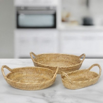 2023-07-2781 - RATTAN SET OF 3 STACKING OVAL BOWLS WITH EAR HANDLES DIRECT FROM FACTORY EXPORTER IN ASIA TO IMPORTERS 2023-07-2781 - RATTAN SET OF 3 STACKING OVAL BOWLS WITH EAR HANDLES DIRECT FROM FACTORY EXPORTER IN ASIA TO IMPORTERS