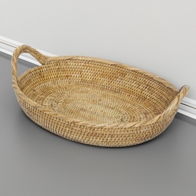 2023-07-2782 -  RATTAN STACKING OVAL BOWLS WITH EAR HANDLES LARGE DIRECT FROM FACTORY EXPORTER IN ASIA TO IMPORTERS