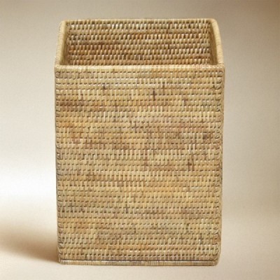 2023-10-2871 -  SQUARE RATTAN WASTE BIN DIRECT FROM FACTORY EXPORTER IN ASIA TO IMPORTERS