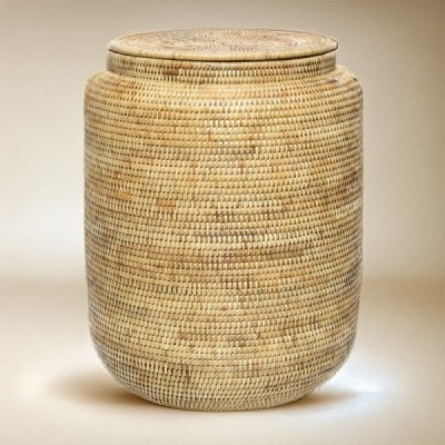 2023-10-2900 -  RATTAN CYLINDER ROUNDED LAUNDRY BASKET DIRECT FROM FACTORY EXPORTER IN ASIA TO IMPORTERS