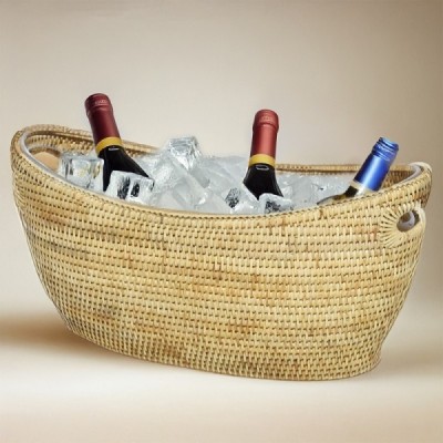 2023-12-2986 -  BBQ BEER BUCKET WITH RATTAN COVER DIRECT FROM FACTORY EXPORTER IN ASIA TO IMPORTERS