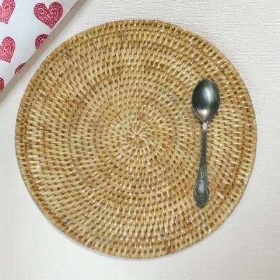 2025-03-4667 - NATURAL DIA 30CM PLACEMAT DIRECT FROM FACTORY EXPORTER IN ASIA TO IMPORTERS 2025-03-4667 - NATURAL DIA 30CM PLACEMAT DIRECT FROM FACTORY EXPORTER IN ASIA TO IMPORTERS