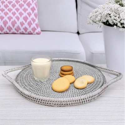 2018-001-111 - RATTAN ROUND TRAY WITHHANDLE (INSIDE GLASS) DIRECT FROM FACTORY EXPORTER IN ASIA TO IMPORTERS 2018-001-111 - RATTAN ROUND TRAY WITHHANDLE (INSIDE GLASS) DIRECT FROM FACTORY EXPORTER IN ASIA TO IMPORTERS