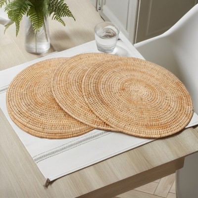 2024-06-3464 -  ROUND SMALL NATURAL PLACEMATS DIRECT FROM FACTORY EXPORTER IN ASIA TO IMPORTERS