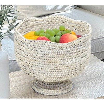 2023-07-2764 - RATTAN TALL SCALLOPED FRUIT BOWL DIRECT FROM FACTORY EXPORTER IN ASIA TO IMPORTERS 2023-07-2764 - RATTAN TALL SCALLOPED FRUIT BOWL DIRECT FROM FACTORY EXPORTER IN ASIA TO IMPORTERS