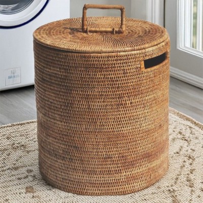 2013-012-0071 - RATTAN DOBBY ROUND LAUNDRY BASKET DIRECT FROM FACTORY EXPORTER IN ASIA TO IMPORTERS 2013-012-0071 - RATTAN DOBBY ROUND LAUNDRY BASKET DIRECT FROM FACTORY EXPORTER IN ASIA TO IMPORTERS