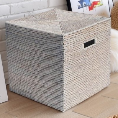 2014-001-0366 -  RATTAN CUBE SIDE TABLE DIRECT FROM FACTORY EXPORTER IN ASIA TO IMPORTERS