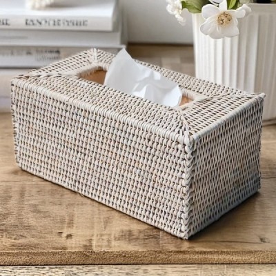 2014-002-0600 -  RATTAN ALFRESCO TISSUE BOX DIRECT FROM FACTORY EXPORTER IN ASIA TO IMPORTERS