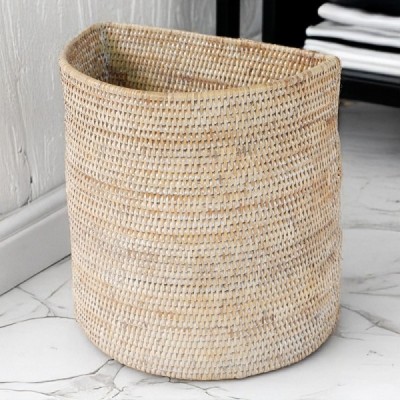 2020-09-1736 -  RATTAN HALF MOON WASTE BASKET DIRECT FROM FACTORY EXPORTER IN ASIA TO IMPORTERS