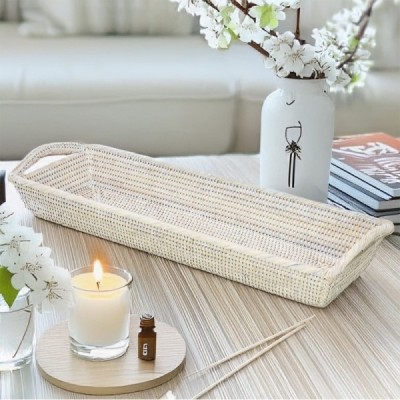 2023-07-2636 -  RATTAN LONG FRENCH BREAD TRAY WITH HANDLE DIRECT FROM FACTORY EXPORTER IN ASIA TO IMPORTERS