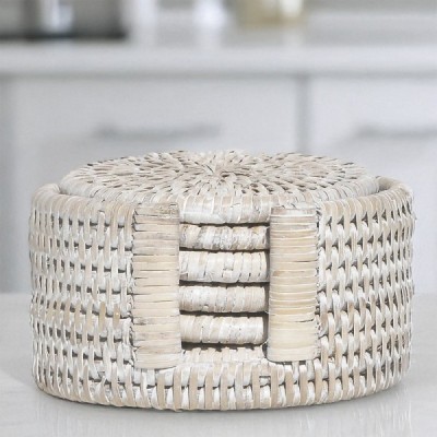 RD-0013-0053-W - RATTAN 6 ROUND COASTERS WITH STORAGE BOX DIRECT FROM FACTORY EXPORTER IN ASIA TO IMPORTERS RD-0013-0053-W - RATTAN 6 ROUND COASTERS WITH STORAGE BOX DIRECT FROM FACTORY EXPORTER IN ASIA TO IMPORTERS