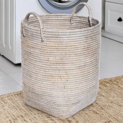 RD-0013-0070-W-TALL - RATTAN TALL LAUNDRY DROP DIRECT FROM FACTORY EXPORTER IN ASIA TO IMPORTERS RD-0013-0070-W-TALL - RATTAN TALL LAUNDRY DROP DIRECT FROM FACTORY EXPORTER IN ASIA TO IMPORTERS