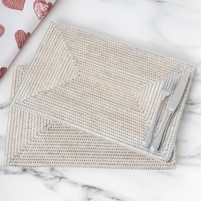RD-0013-0087-W - RATTAN RECTANGULAR PLACEMAT RD-0013-0087-W - RATTAN RECTANGULAR PLACEMAT
