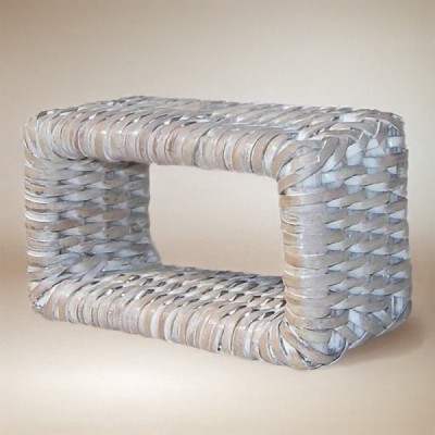 KI-65-WHITE -  BURMA RATTAN SQUARE NAPKIN RING DIRECT FROM FACTORY EXPORTER IN ASIA TO IMPORTERS