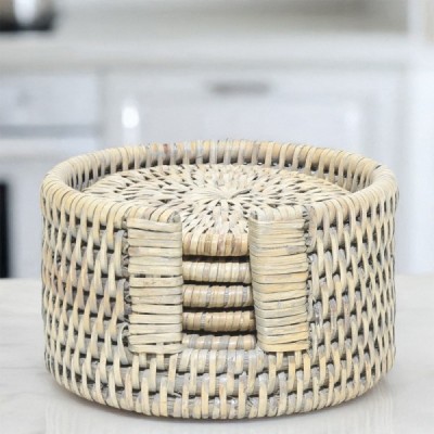 2023-01-2163 - RATTAN ROUND COASTER SET - SMALL DIRECT FROM FACTORY EXPORTER IN ASIA TO IMPORTERS 2023-01-2163 - RATTAN ROUND COASTER SET - SMALL DIRECT FROM FACTORY EXPORTER IN ASIA TO IMPORTERS