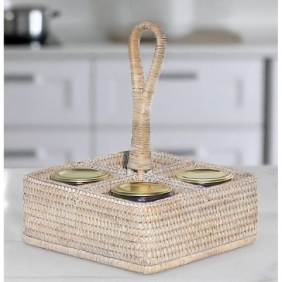 RD-0013-0062-W-1 -  RATTAN SAUCE & CONDIMENT HOLDER DIRECT FROM FACTORY EXPORTER IN ASIA TO IMPORTERS