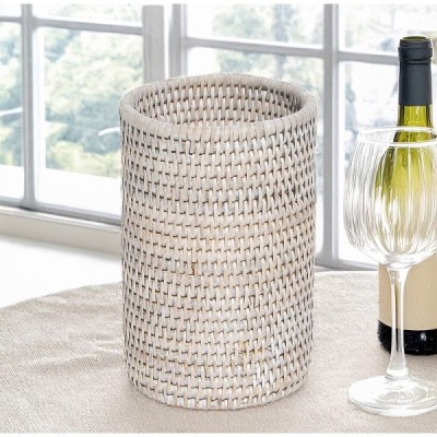 RD-0013-0066-W -  RATTAN WINE BOTTLE HOLDER DIRECT FROM FACTORY EXPORTER IN ASIA TO IMPORTERS