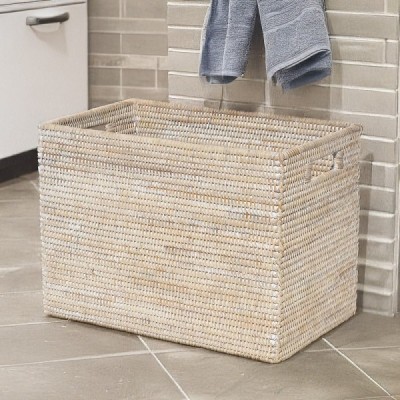 RD-0013-0093-W -  RATTAN TALL HOME STORAGE BASKET DIRECT FROM FACTORY EXPORTER IN ASIA TO IMPORTERS