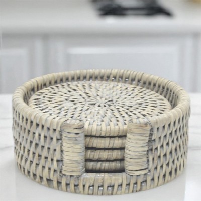 2023-06-2367 - SET OF 4 RATTAN COASTERS DIRECT FROM FACTORY EXPORTER IN ASIA TO IMPORTERS 2023-06-2367 - SET OF 4 RATTAN COASTERS DIRECT FROM FACTORY EXPORTER IN ASIA TO IMPORTERS