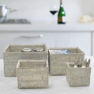 2023-06-2455-GREY - RATTAN SQUARE BASKET ( SET/4 ) DIRECT FROM FACTORY EXPORTER IN ASIA TO IMPORTERS 2023-06-2455-GREY - RATTAN SQUARE BASKET ( SET/4 ) DIRECT FROM FACTORY EXPORTER IN ASIA TO IMPORTERS