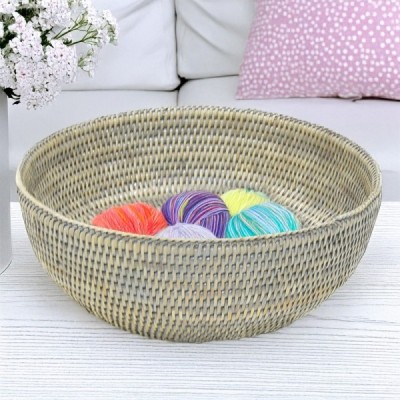 2023-06-2465-GREY - RATTAN ROUND SALAD BOWL ( LARGE ) DIRECT FROM FACTORY EXPORTER IN ASIA TO IMPORTERS 2023-06-2465-GREY - RATTAN ROUND SALAD BOWL ( LARGE ) DIRECT FROM FACTORY EXPORTER IN ASIA TO IMPORTERS