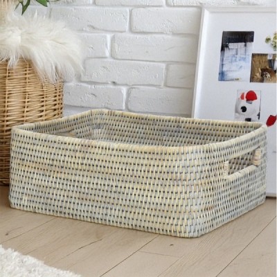 2023-06-2487-GREY - RATTAN ROUNDED CORNER RECT. BASKET DIRECT FROM FACTORY EXPORTER IN ASIA TO IMPORTERS 2023-06-2487-GREY - RATTAN ROUNDED CORNER RECT. BASKET DIRECT FROM FACTORY EXPORTER IN ASIA TO IMPORTERS