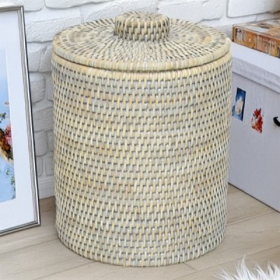 2023-06-2504-GREY - RATTAN ROUND WASTE BIN WITH LID ( LARGE ) DIRECT FROM FACTORY EXPORTER IN ASIA TO IMPORTERS 2023-06-2504-GREY - RATTAN ROUND WASTE BIN WITH LID ( LARGE ) DIRECT FROM FACTORY EXPORTER IN ASIA TO IMPORTERS
