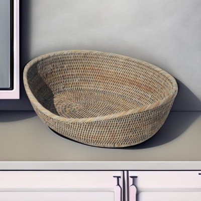 2023-01-2190 -  RATTAN FRUIT TRAY DIRECT FROM FACTORY EXPORTER IN ASIA TO IMPORTERS