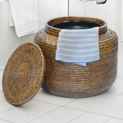 2023-10-2863 -  RATTAN CURVED PLANTER OR HOTEL FLANNEL DROP WITH INNER PLASTIC DIRECT FROM FACTORY EXPORTER IN ASIA TO IMPORTERS