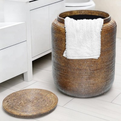 2023-10-2870 -  RATTAN CURVED LAUNDRY WITH LID DIRECT FROM FACTORY EXPORTER IN ASIA TO IMPORTERS