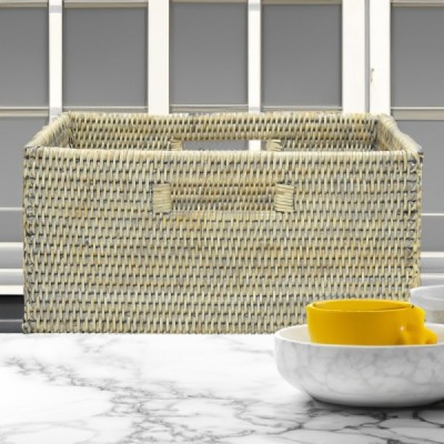 2023-06-2468-GREY -  RATTAN OPEN STORAGE ( LARGE ) DIRECT FROM FACTORY EXPORTER IN ASIA TO IMPORTERS