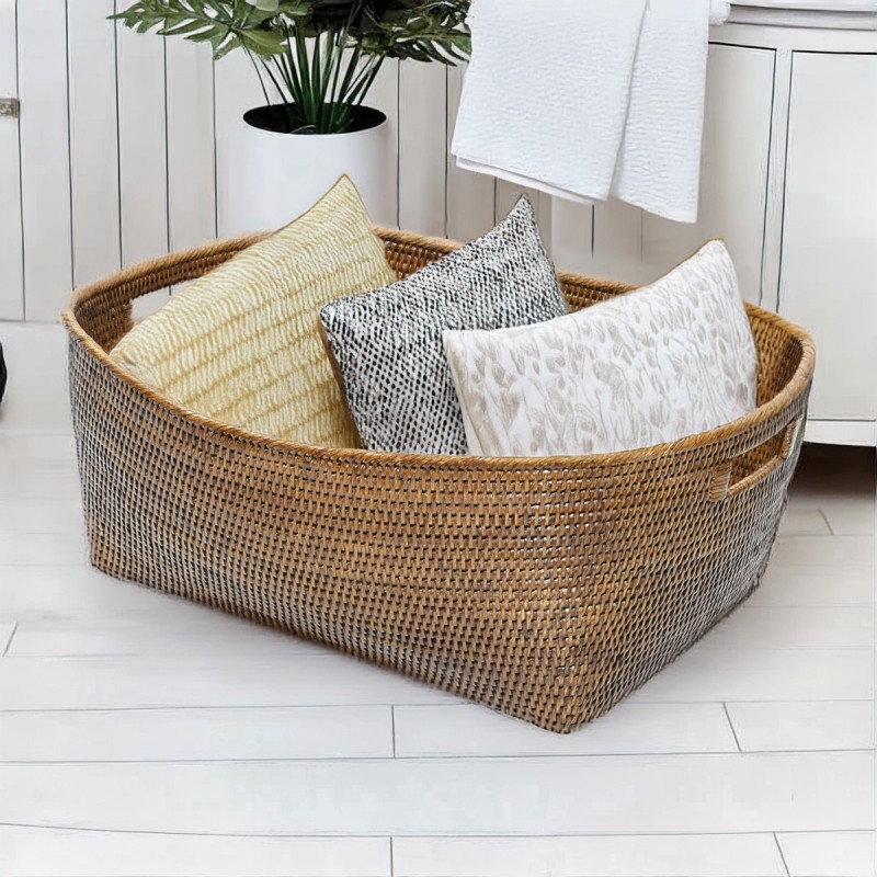 RATTAN ISLAND RATTAN ROUND LAUNDRY BASKET DIRECT FROM ASIA