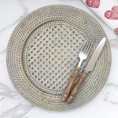 2024-06-3432 - GREY RATTAN CHARGER DIRECT FROM FACTORY EXPORTER IN ASIA TO IMPORTERS 2024-06-3432 - GREY RATTAN CHARGER DIRECT FROM FACTORY EXPORTER IN ASIA TO IMPORTERS