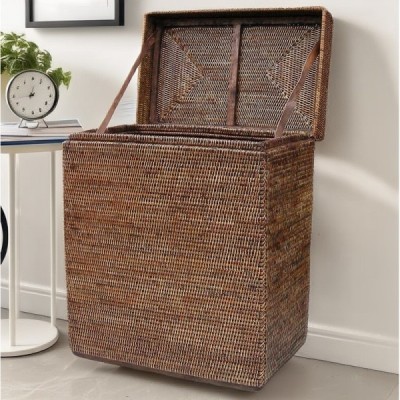 CH-30 -  RATTAN TALL EMB LUANDRY CHEST DIRECT FROM FACTORY EXPORTER IN ASIA TO IMPORTERS