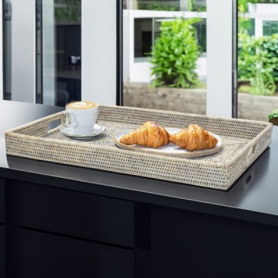 2023-11-2949 -  RATTAN BREAKSFAST TRAY DIRECT FROM FACTORY EXPORTER IN ASIA TO IMPORTERS