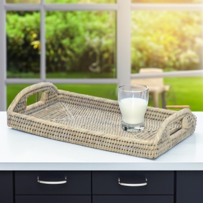 2023-11-2952 -  RATTAN MORNING TRAY DIRECT FROM FACTORY EXPORTER IN ASIA TO IMPORTERS