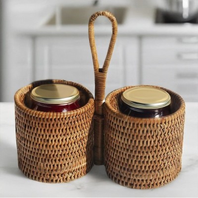 2013-012-0064 - RATTAN TWIN SAUCE HOLDER DIRECT FROM FACTORY EXPORTER IN ASIA TO IMPORTERS 2013-012-0064 - RATTAN TWIN SAUCE HOLDER DIRECT FROM FACTORY EXPORTER IN ASIA TO IMPORTERS