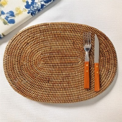 2013-012-0096 - LARGE RATTAN OVAL PLACEMAT DIRECT FROM FACTORY EXPORTER IN ASIA TO IMPORTERS 2013-012-0096 - LARGE RATTAN OVAL PLACEMAT DIRECT FROM FACTORY EXPORTER IN ASIA TO IMPORTERS
