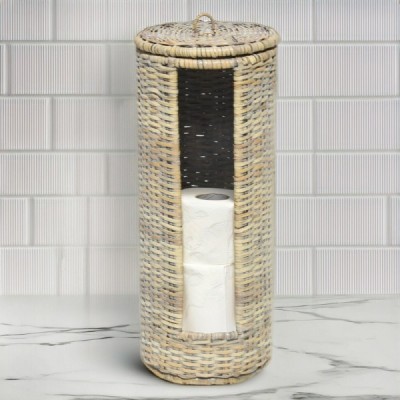 2024-06-3499 -  GREY SKIN WEAVE TOILET ROLL TOWER DIRECT FROM FACTORY EXPORTER IN ASIA TO IMPORTERS