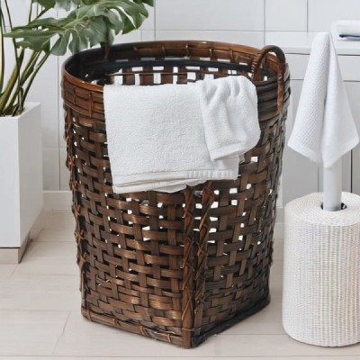 2013-012-0258 -  RATTAN HOTEL  BAMBOO TOWEL  DROP BASKET DIRECT FROM FACTORY EXPORTER IN ASIA TO IMPORTERS