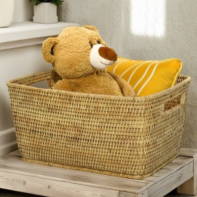 2023-07-2657 - RATTAN ROUNDED CORNER STORAGE BASKET DIRECT FROM FACTORY EXPORTER IN ASIA TO IMPORTERS 2023-07-2657 - RATTAN ROUNDED CORNER STORAGE BASKET DIRECT FROM FACTORY EXPORTER IN ASIA TO IMPORTERS
