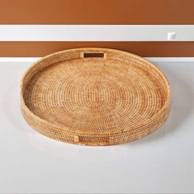 2020-09-1742 -  RATTAN OVAL DRINKS TRAY DIRECT FROM FACTORY EXPORTER IN ASIA TO IMPORTERS