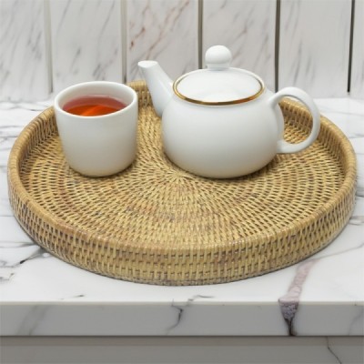 2023-06-2532-HONEY -  RATTAN ROUND TRAY-M DIRECT FROM FACTORY EXPORTER IN ASIA TO IMPORTERS