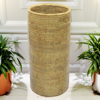 2023-06-2537-HONEY -  RATTAN ROUND UMBRELLA BASKET DIRECT FROM FACTORY EXPORTER IN ASIA TO IMPORTERS