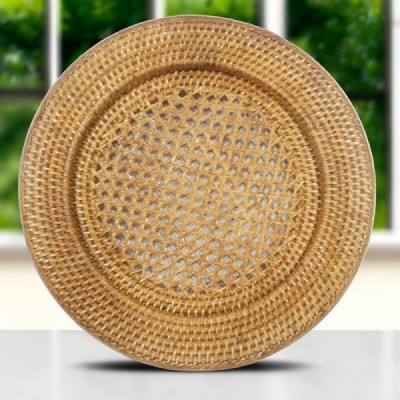 2023-06-2547-HONEY -  RATTAN UNDERPLATE DIRECT FROM FACTORY EXPORTER IN ASIA TO IMPORTERS