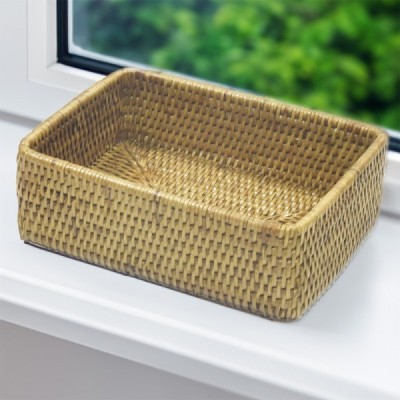 2023-06-2552-HONEY -  RATTAN SMALL REC BASKET BASKET - L DIRECT FROM FACTORY EXPORTER IN ASIA TO IMPORTERS