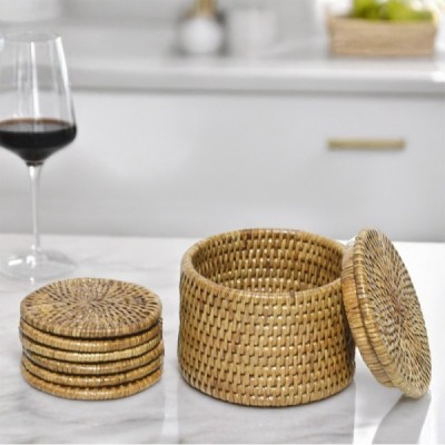 2024-01-3063 - RATTAN COASTER BOX WITH 6 PCS OF COASTERS DIRECT FROM FACTORY EXPORTER IN ASIA TO IMPORTERS 2024-01-3063 - RATTAN COASTER BOX WITH 6 PCS OF COASTERS DIRECT FROM FACTORY EXPORTER IN ASIA TO IMPORTERS